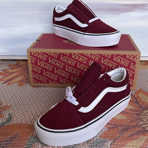 Vans WMNS Old Skool Platforms Port Royal Sneakers - Picture 14 of 15